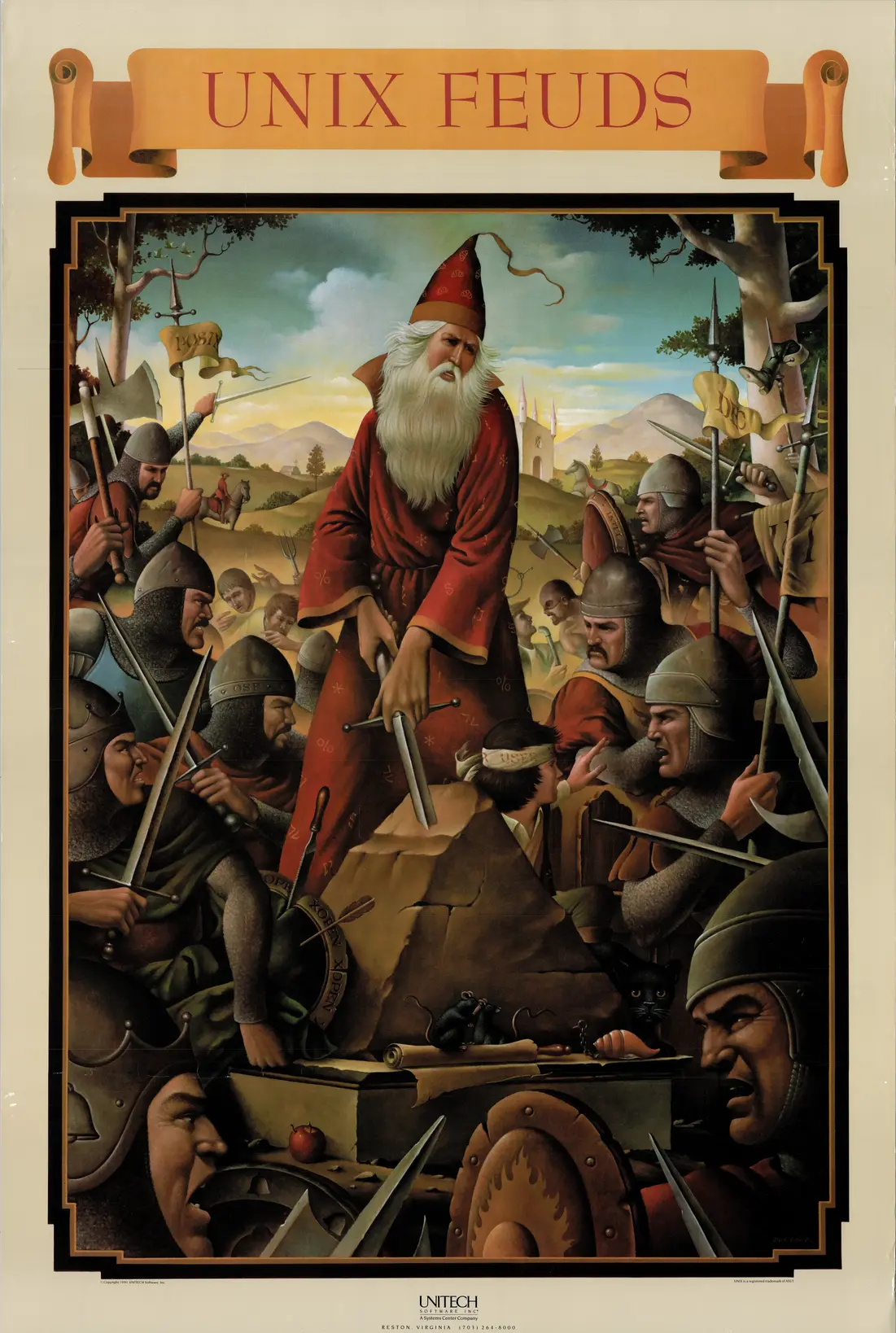 Computer Feuds poster by Gary Overacre